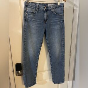 Anthropologie AG Adriano Goldschmied Light Blue Boyfriend Jeans